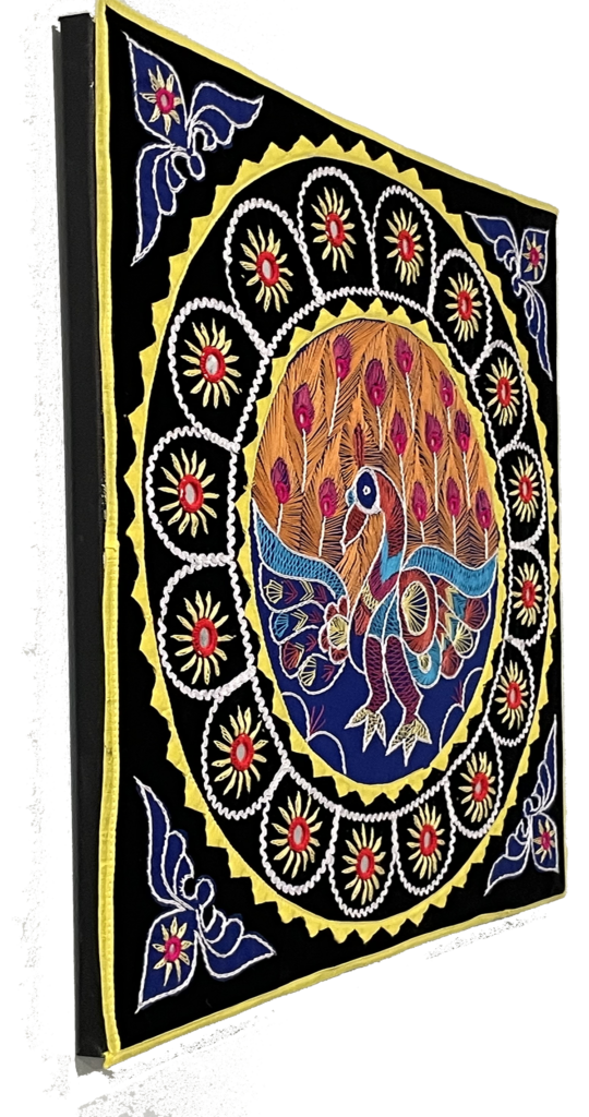 Single Peacock Tapestry