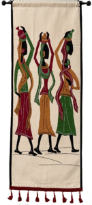 Three lady tapestry