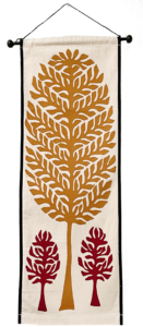 Brown tree tapestry