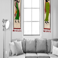 Two pieces tapestry